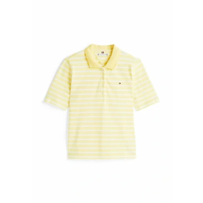 Imagen de Tommy Hilfiger REG Polo Citronella ecru stp, Mujer, Talla: XXS, stp