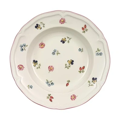 Imagen de Villeroy &amp; Boch Petite Fleur 1023952700 Plato Hondo, Porcelana, Rojo, 22x22x6.1999999999999993 cm
