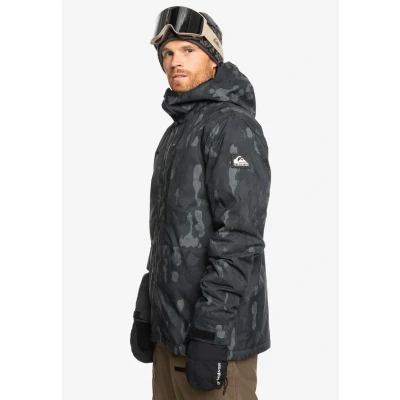 Imagen de Quiksilver Mission Printed Jacket Chaqueta de esquí, Hombre, Talla: Small, Nature zoom dark shadow