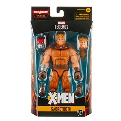 Imagen de Hasbro Marvel Legends Series figura de Sabretooth 15 cm Con diseño premium, 3 accesorios y 1 pieza para armar