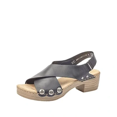 Imagen de Rieker V6888 00, Sandalias Punta Cerrada Mujer, Schwarz (Schwarz 00), 36 EU