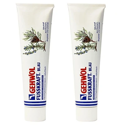 Imagen de gehwol Fuss Fuerza Azul, Seca spröde piel, soporte color crema, 2 x 125 ml