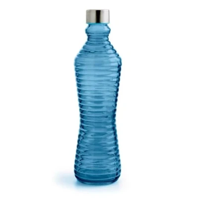 Imagen de Quid Line Botella Mesa Vidrio Con Tapón 1l Acero