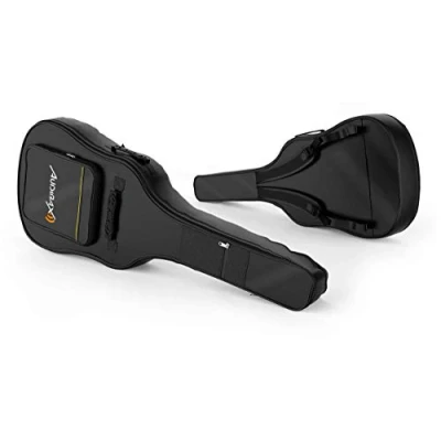 Imagen de Audibax Easy Acoustic Funda para Guitarra con Acolchado de 5mm Bolsa Acústica y Clásica Compartimento Exterior Accesorios Tirantes Ajustables Material Resistente al Agua