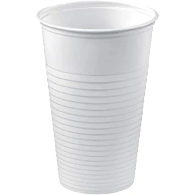 Imagen de TELEVASO 1000 uds Vasos de color blanco, polipropileno (PP) Capacidad 220 ml reciclables Ideal para bebidas frías