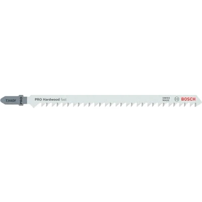 Imagen de Bosch 25x Hoja de Sierra calar PRO Hardwood fast T344DF (para Madera dura, Aglomerado, Longitud 152 mm, Professional Accesorios calar)
