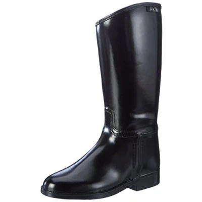 Imagen de HKM Botas de equitación Cortas y Eng con Cremallera, Infantil, Color Negro, tamaño Large