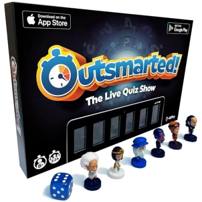 Imagen de Outsmarted El Concurso de Preguntas en Vivo (Versión Español) La Noche Juegos Familiar Definitiva Edad 8 2 24 Jugadores 7.000+ Multimedia Edición 2024