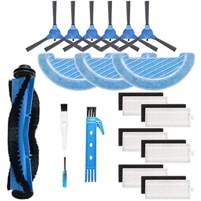 Imagen de BSDY YQWRFEWYT Repuesto para Cecotec Conga Excellence 1090 Robot Aspirador Kit de Accesorios Cepillo Principal, Filtro Hepa, Lateral, Mopas