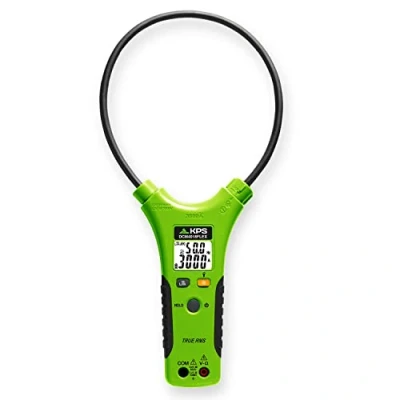 Imagen de KPS DCM4018FLEX Pinza Amperimétrica Flexible TRMS Corriente AC 3000A y Tensión AC/DC 1000V 10.000 Cuentas con Conexión Bluetooth