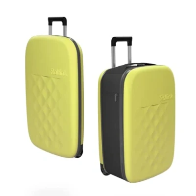 Imagen de Rollink Flex Vega Yelow Iris S Unisex Niños, Iris, Cabin 55x40x23cm, Casual