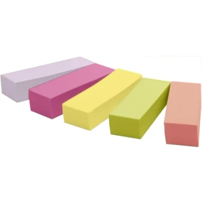Imagen de Bloc de notas adhesivas quita y pon post it mininotas energetic colour 15 x 50 mm hojas pack 5 unidades