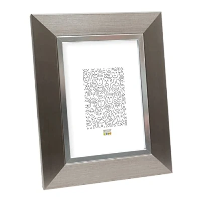 Imagen de Deknudt Frames S41ND1 20x28 Marco Gris Plata Resina