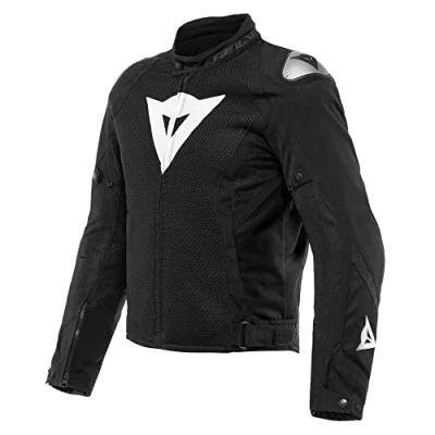 Imagen de Dainese Energyca Air Tex Jacket, Chaqueta Moto Hombre de Cordura, Cazadora Resistente a la Abrasión con Forro Cortaviento, Protección Hombro Reemplazable, Negro