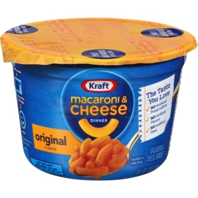 Imagen de Kraft Easy Mac Original Cheese, 2.05 Ounce Microwavable Cups (Pack of 10)