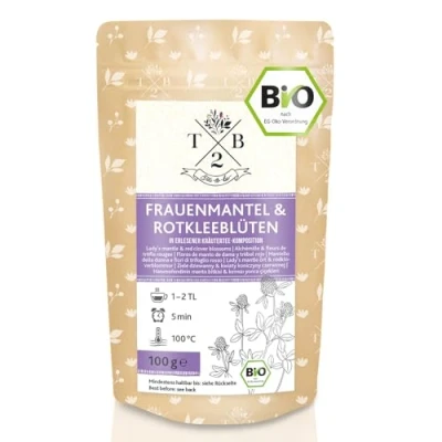Imagen de Té para la menopausia de calidad ecológica con trébol rojo, 100g