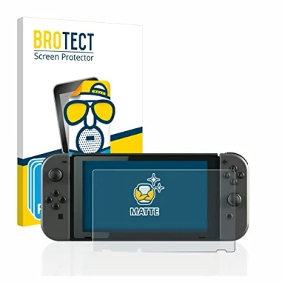 Imagen de BROTECT Protector Pantalla Anti Reflejos para Nintendo Switch (6 Unidades) Película Mate Huellas