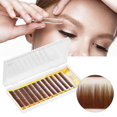 Imagen de Cejas artificiales False de expansión hecho a mano Lupa individuales 5 8 mm