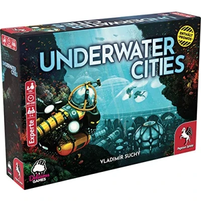Imagen de Pegasus Spiele Underwater Cities (edición Alemana) Recomendado Juego de conocedores del año 2020, Multicolor (51905G)