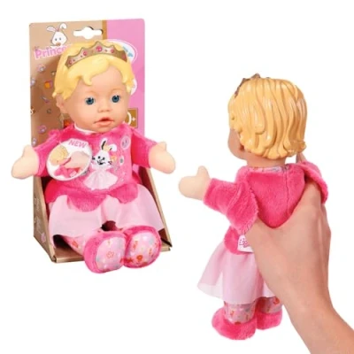 Imagen de BABY born Princess Para Bebés 834688, Muñeca Marioneta de tela 26cm con Cabeza Vinilo Suave, Lavable a Mano, y Recién Nacidos