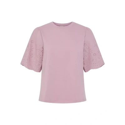 Imagen de YAS Yaslex Sleeves Camiseta estampada, Mujer, Talla: XS, Lilas