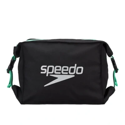 Imagen de Speedo Pool Slide Bag Bolsa para piscina Unisex Adulto, Negra/Verde, Talla Única