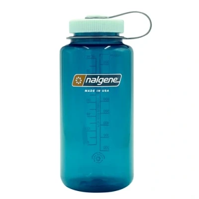 Imagen de NALGENE Sustain Tritan Botella de agua sin BPA hecha con material derivado del 50% residuos plástico, 32 onzas, boca ancha