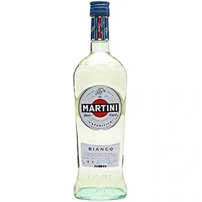 Imagen de MARTINI Bianco White Vermouth Aperitivo, 15% ABV, 100cl / 1L, Vermut italiano con infusión de hierbas aromáticas y flores