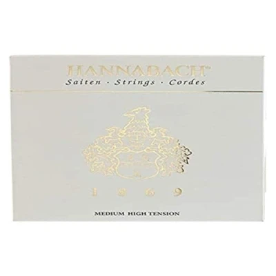 Imagen de Hannabach 652787 Klassikgitarre Saite Satz Serie 1869 Carbon/Gold MHT 1869MHT