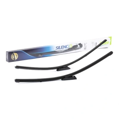 Imagen de Limpiaparabrisas Valeo Silencio X.trm, Flat Blade Set 574634 delante Sin marco Montaje en bayoneta RENAULT: Kangoo II Be Bop