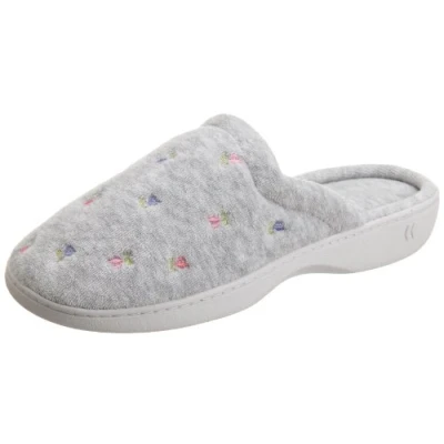 Imagen de isotoner Zapatillas clásicas de Terry para Mujer, Talla 35,5/36 EU, Gris, 39/39.5 EU