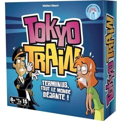 Imagen de Asmodee Cocktail Games Tokyo Train Juegos de Mesa Cartas Ambiente a Partir 8 años 4 Jugadores Versión Francesa