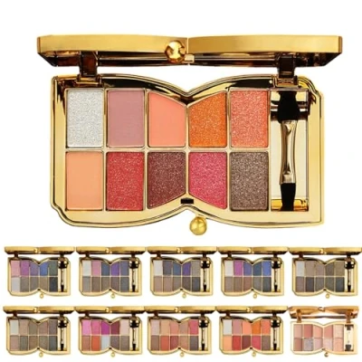 Imagen de 10 Colors Sparkle Shimmer Eyeshadow Palette, Glitter Professional Makeup Palette (09#)
