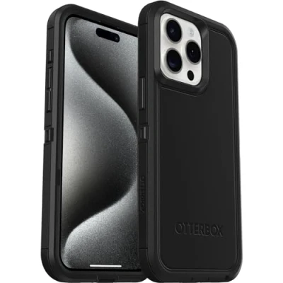 Imagen de Otterbox Defender Xt MagSafe PC Back Cover Negro Apple iPhone 15 Pro Max