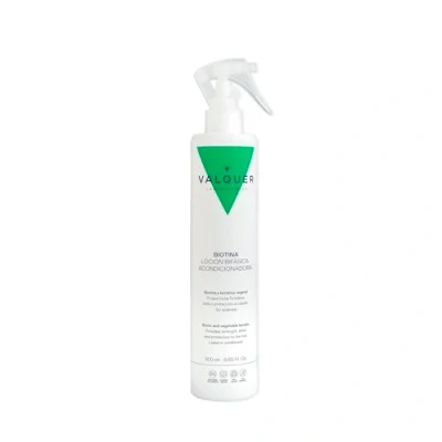 Imagen de Cuidados Loción bifásica acondicionadora con biotina (vitamina B7) y keratina. Acondicionador capilar fortalezedor pelo. Serum sin aclarado 300 ml