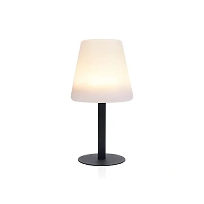 Imagen de Smartwares OSL 50012 Lámpara solar de sobremesa Uso en interiores o exteriores También recargable mediante cable USB incluido Intensidad variable Luz blanca cálida