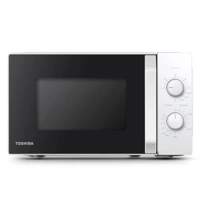 Imagen de Toshiba MW2 MG20P(WH) Horno microondas 3 en 1 con grill, 20 L, 5 niveles de potencia ajustables, temporizador, 800 W, grill 1000 blanco