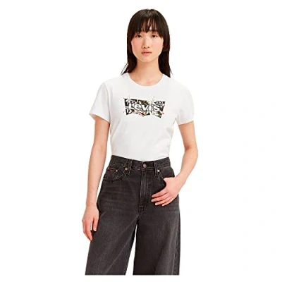 Imagen de Levi&#039;s THE Perfect TEE Camiseta estampada, Mujer, Talla: XXS, Bright white