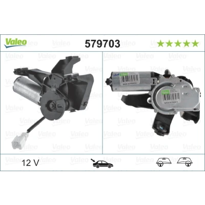 Imagen de VALEO ORIGINAL PART 579703 Motor del Limpiaparabrisas 12 posterior para dirección izquierda/derecha