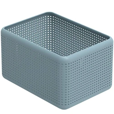 Imagen de Rotho Madei Caja de almacenamiento 13l, Plástico (PP reciclado) sin BPA, azul, 13l (32.6 x 23.8 18.8 cm)