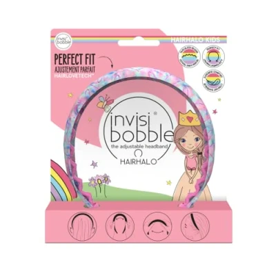 Imagen de Invisibobble Diadema para niña de colores Hairhalo Kids x1 con forma adaptable Diademas bebe sujeción fuerte pero muy cómodas
