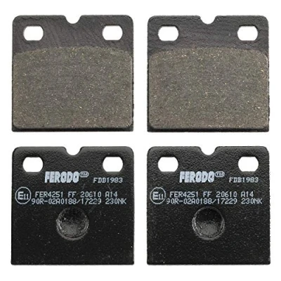 Imagen de FERODO PREMIER ECO FRICTION FDB1983 Juego de pastillas freno no preparado para indicador desgaste sin accesorios JAGUAR: S Type, XJ Berlina