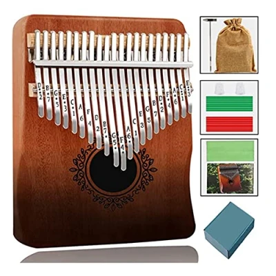 Imagen de JNJOOD Kalimba Piano de pulgar Kalimba, 21 teclas, para adultos, niños y principiantes