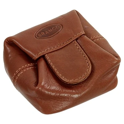 Imagen de Branco Mini Monedero (piel 6,5 cm marrón Breite ca. / Höhe Tiefe 2
