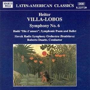 Imagen de VILLA LOBOS: Symphony No. 6 / Ruda