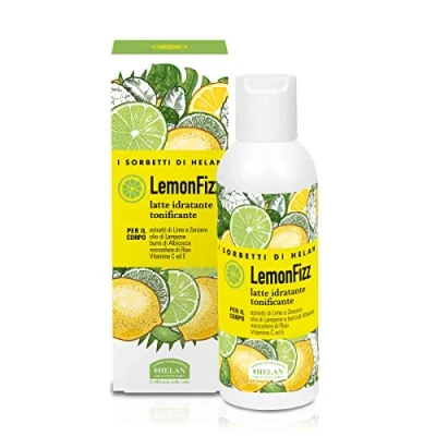 Imagen de Helan, I Sorbetti LemonFizz Crema Corporal Hidratante para Piel Seca, Fórmula Fluida Perfumada Tonificante Mujeres y Hombres con Lima, Jengibre Vitamina C, 150 ml