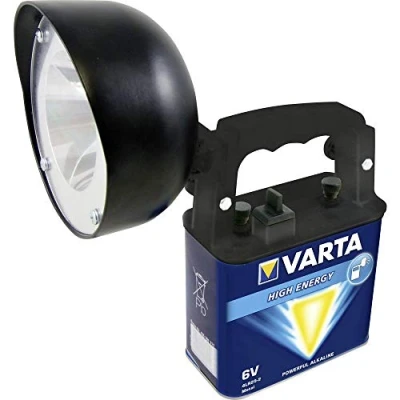 Imagen de VARTA LED Work Light BL40 (incluye 6 V 4LR25 2),lámpara de mAhno, Lámpara trabajo, duración hasta 270 horas con correa transporte