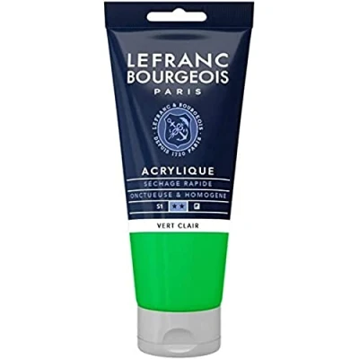 Imagen de Lefranc Bourgeois Acrílico, Verde Claro, 80ml Tube, 80
