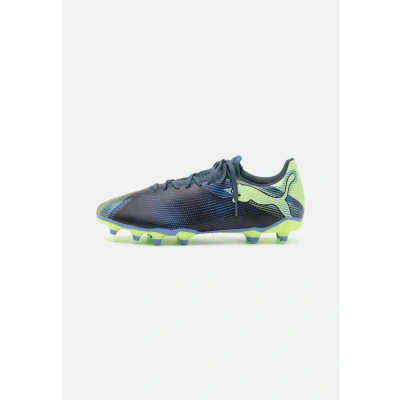Imagen de Puma Future 7 PLAY FG/AG Botas de fútbol con tacos, Hombre, Talla: 45, Gray skies/elektro purple/fizzy apple/white Zapatos
