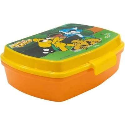 Imagen de ALMACENESADAN;5463; Pack vuelta al cole y regalo; compuesto por fiambrera Sandwichera rectangular multicolor, producto reutilizable, sin BPA (mike crack)
